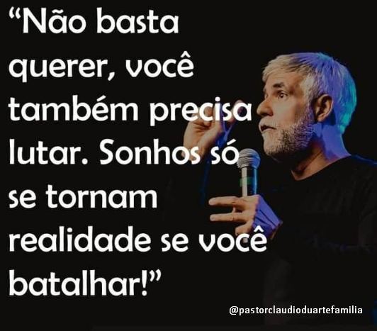 A Jornada da Realização: Mais Que Desejo, Ação! Pastor Claudio Duarte